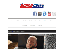 Tablet Screenshot of dannycutts.com